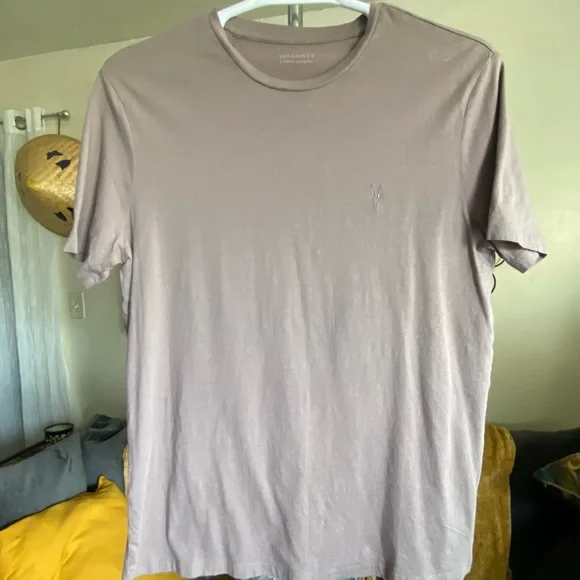 All Saints Brace Brushed Cotton Crew Neck T-Shirt Size XLarge - Picture 8 of 8